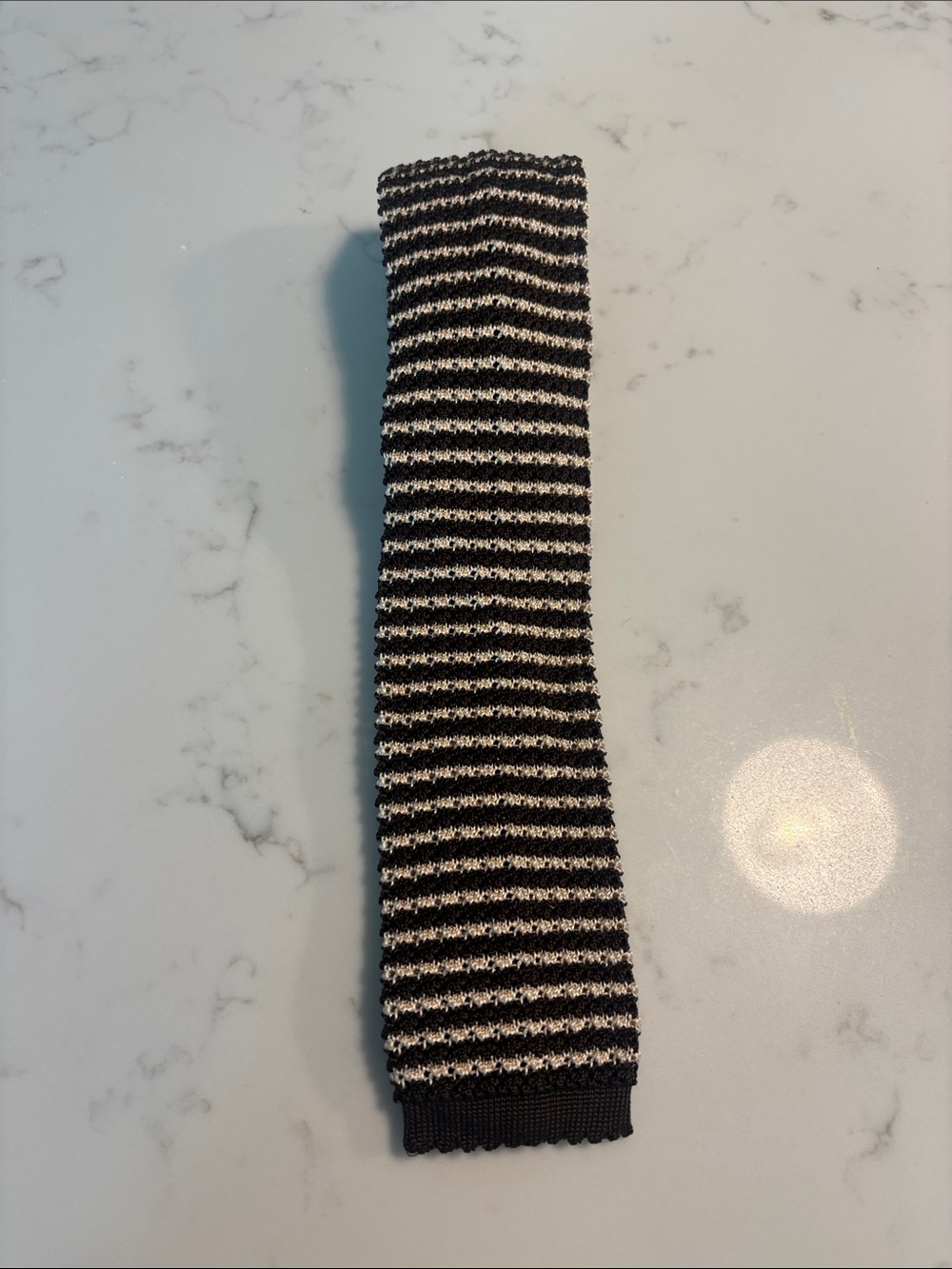 Purple label Ralph Lauren brown and silk tie